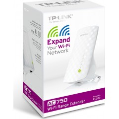 TP-LINK RE200 Mesh WiFi Extender Dual Band 2.4 & 5GHz 750Mbps (0153500759) v5.0