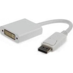 Cablexpert Displayport to DVI Adapter Cable White (A-DPM-DVIF-002-W)