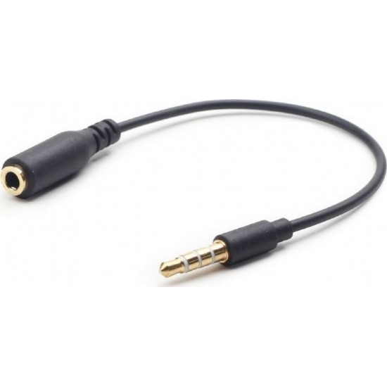 Cablexpert 3.5 mm 4-pin Audio Cross-Over Adapter Cable Black (CCA-419)