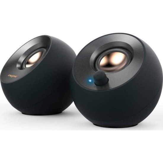 Creative Speakers Pebble V2 2.0 USB Speakers , Black (51MF1695AA000)