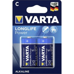 VARTA Longlife Power Αλκαλικές Μπαταρίες C LR14 4914 (2τμχ)