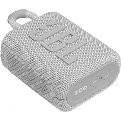 JBL Go 3 Bluetooth Speaker (White)