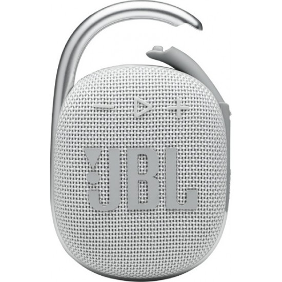 JBL Clip 4 Portable Bluetooth Speaker Waterproof IP67 (White)