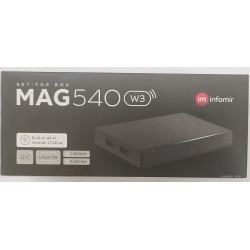 Infomir MAG540w3 Dual Wi-Fi IPTV Set-top box 4K UHD/1GB/4GB