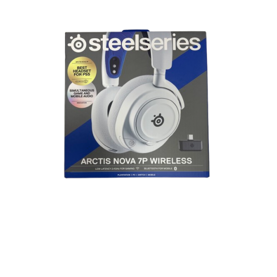 SteelSeries Arctis Nova 7P Ασύρματο Over Ear Gaming Headset (61561) Λευκό