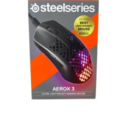 SteelSeries Aerox 3 Onyx 2022, gaming mouse, black (62611)