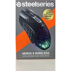 SteelSeries Aerox 9 Ασύρματο RGB Gaming Ποντίκι (62618) Μαύρο
