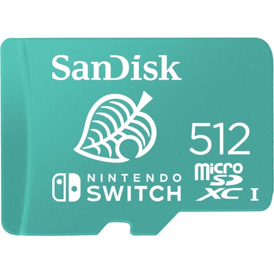 SanDisk Nintendo Switch 512 GB 100MB/s microSDXC UHS-I U3, V30 (SDSQXAO-512G-GNCZN)