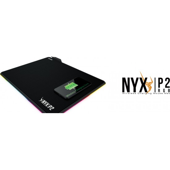 Gamdias NYX P2 RGB Wireless Charging Mouse Mat