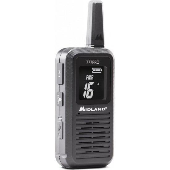 Midland 777 PRO (C1365) Ζεύγος Ασύρματων Πομποδεκτών PMR446/LPD