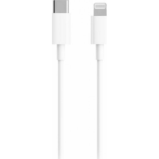 Xiaomi Regular USB 2.0 Cable USB-C male - Lightning Λευκό 1m (BHR4421GL) White