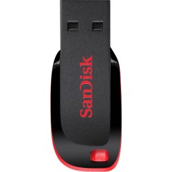 Sandisk Cruzer Blade USB Flash Drive 32GB SDCZ50C-032G-B35 Black