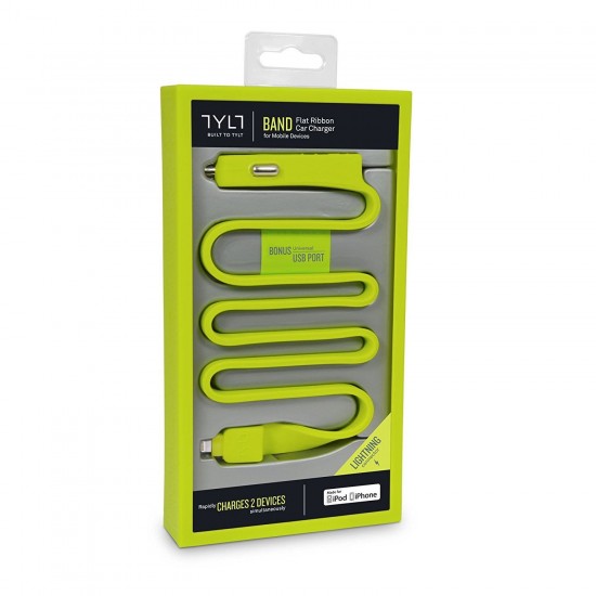 Tylt Band Car Charger Lightning IP5-BANDG-T Green