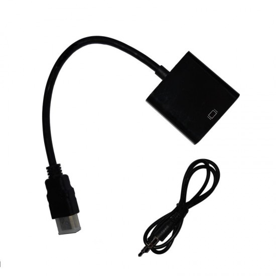 Cablexpert HDMI male - 3.5mm,VGA female (A-HDMI-VGA-03)