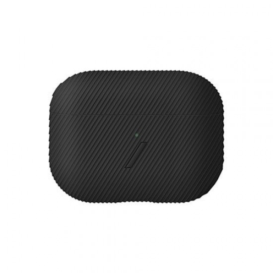 Native Union Airpod Pro Curve Case , Textured Silcone Case (Black)