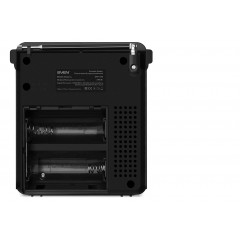 SVEN SRP-355/SV-017125 black Ρετρό Φορητό Ραδιόφωνο ρεύματος & Επαναφορτιζόμενη μπαταρία