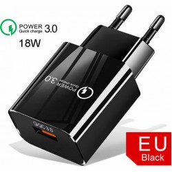 Lamtech Quick Charger USB3.0 18W Black (LAM021943)