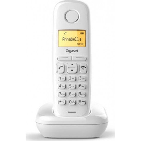 Gigaset A170 Ασύρματο Τηλέφωνο Άσπρο (S30852-H2802-D202)