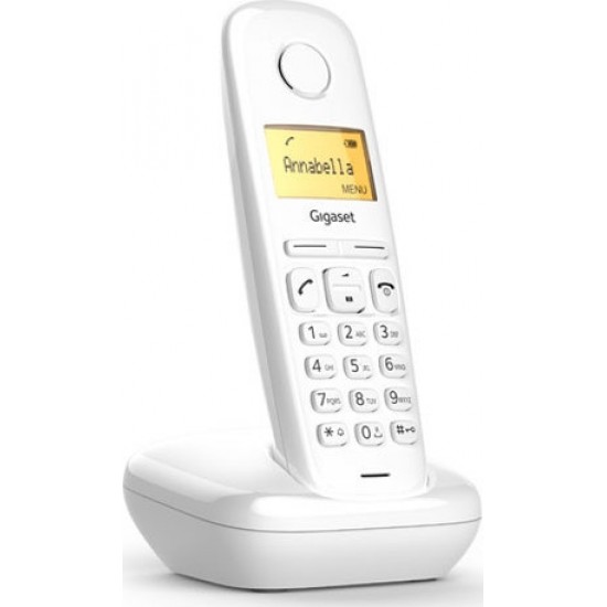Gigaset A170 Ασύρματο Τηλέφωνο Άσπρο (S30852-H2802-D202)