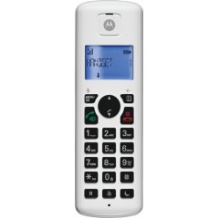 Motorola T401+ Ασύρματο Τηλέφωνο με ανοιχτή ακρόαση Λευκό