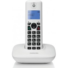 Motorola T401+ Ασύρματο Τηλέφωνο με ανοιχτή ακρόαση Λευκό