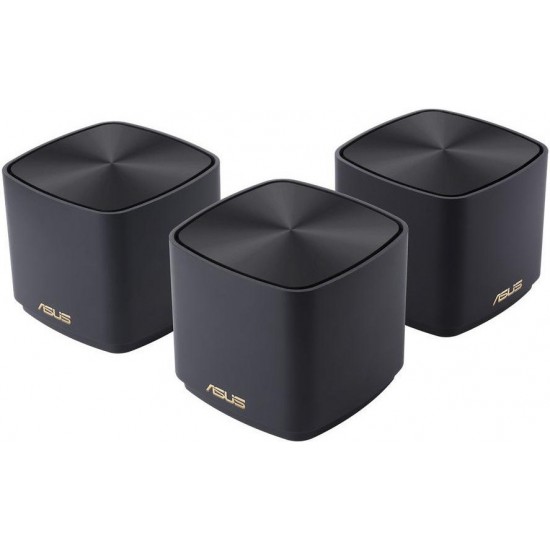 Asus ZenWiFi AX Mini XD4 Mesh Access Point Wi-Fi 6 σε Τριπλό Kit (90IG05N0-MO3R10)