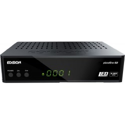 Edision Piccollino S2 Δορυφορικός Αποκωδικοποιητής Full HD (1080p) DVB-S2 με Λειτουργία Εγγραφής PVR σε Μαύρο Χρώμα