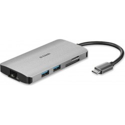 D-Link Multi-Port Adapter DUB-M810 USB-C 4K