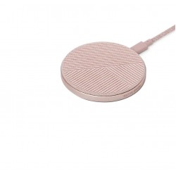 Native Union Drop Wireless Charger with Fabric, 2m Cable & adapter DROP-ROS-FB-NP (Rose)