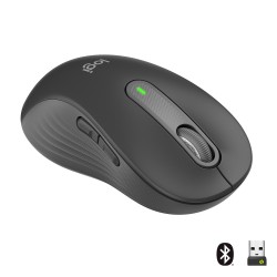 Logitech Signature M650 Ασύρματο Bluetooth Ποντίκι για Αριστερόχειρες Graphite (910-006239)