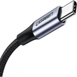 Ugreen Braided USB 2.0 Cable USB-C male - USB-A male 2m (60128) Μαύρο