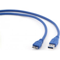 Cablexpert Regular USB 3.0 to micro USB Cable Μπλε 0.5m (CCP-mUSB3-AMBM-0.5M)