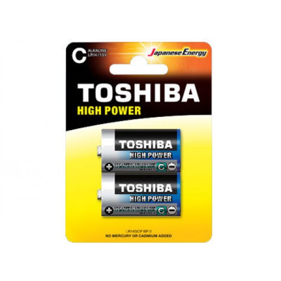 TOSHIBA LR14GCP BP-2 - Μπαταρία αλκαλική (2 τμχ)
