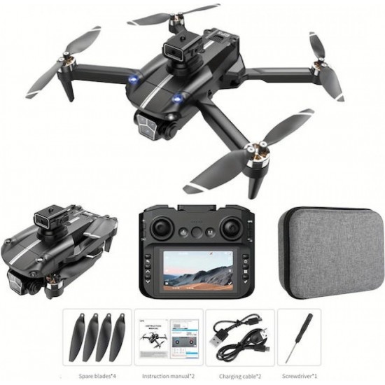 Toysky S182GPS Drone 4K Κάμερα με χειριστήριο με Οθόνη 4,5
