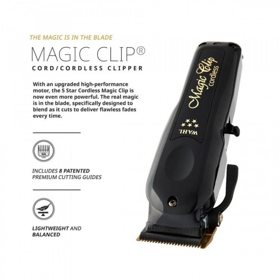 Wahl Professional Cordless Magic Clip (3026434) Black