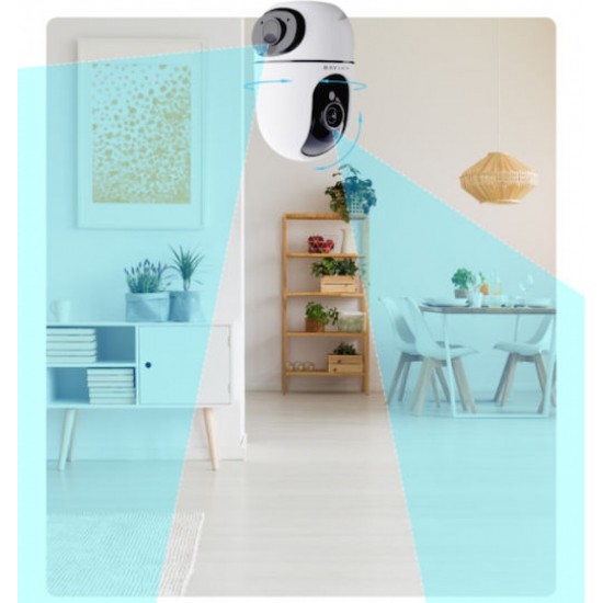 Virtavo EggSentry 24/7 Recording Minor Dual Lens Indoor Security Camera (04494)