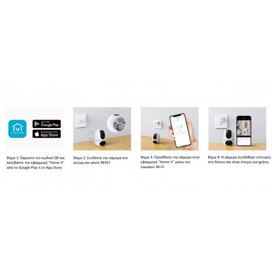 Virtavo EggSentry 24/7 Recording Minor Dual Lens Indoor Security Camera (04494)