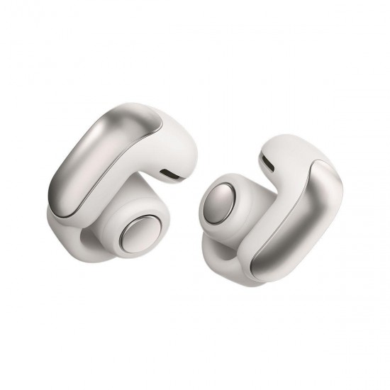 Bose Ultra Open Earbuds Bluetooth Handsfree Ακουστικά με Θήκη Φόρτισης White Smoke (881046-0020)