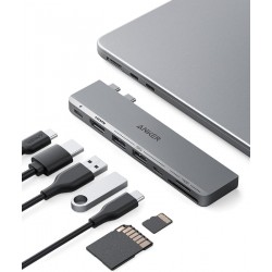 Anker 547 USB-C Hub 7-in-2 for MacBook Gray