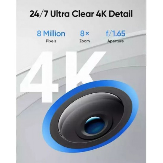 Anker EufyCam E330 Professional Σύστημα Παρακολούθησης 4 Ασύρματων Καμερών IP 8MP με Control Hub (E8600323) Λευκό
