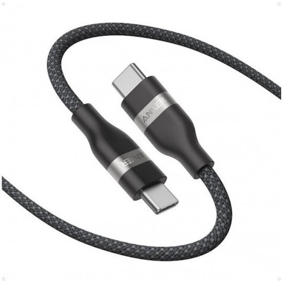Anker Braided USB 2.0 Cable USB-C male - USB-C 240W 1.8m (A82E2H12) Black