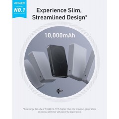 Anker MagGo Ultra-Slim Magnetic Power Bank 10.000 mAh 30W (A1664H11) Black