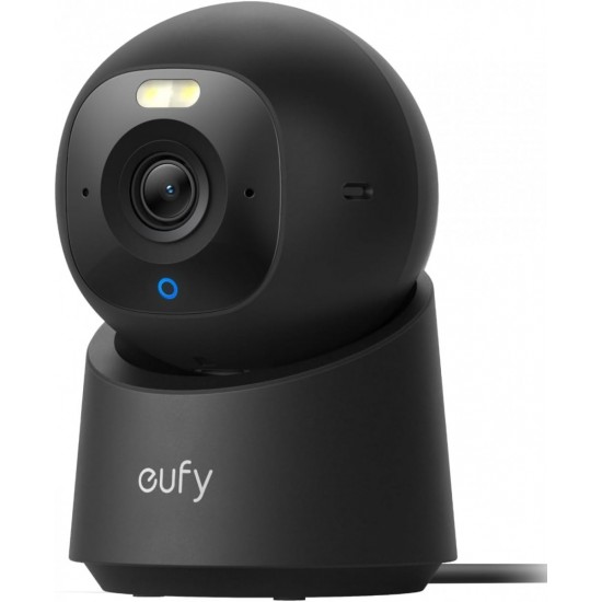 Anker Eufy E30 Indoor Security Camera, 4K UHD, 360 AI, Color Night Vision (T8417310) Black