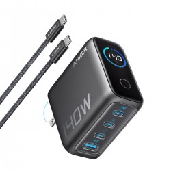 Anker Laptop Charger 140W, 4-Port, PD 3.1 με καλώδιο USB-C (B26973Z1) Μαύρο