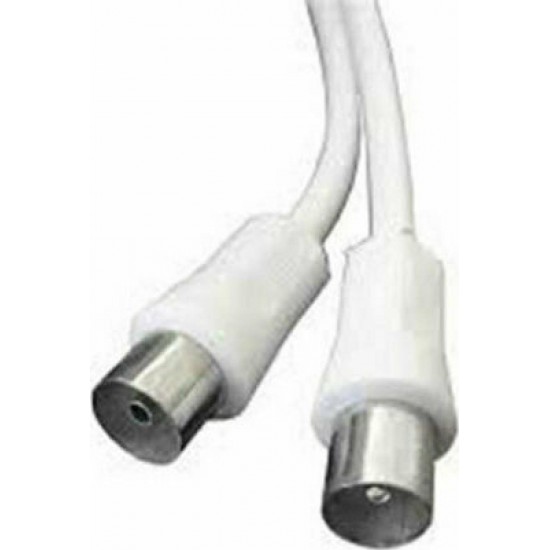 Sbox Καλώδιο Κεραίας Coax male - Coax female Λευκό 10m (RF-10)
