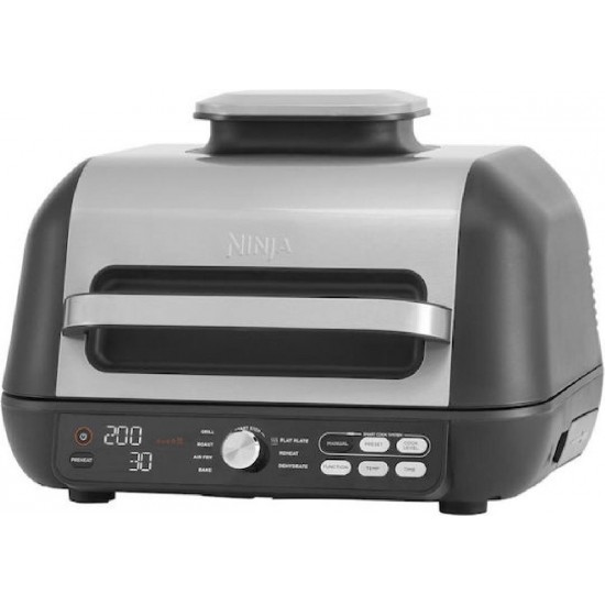 Ninja Foodi Max Pro Επιτραπέζια Ηλεκτρική Ψησταριά 1000W (AG651EU) Μαύρη