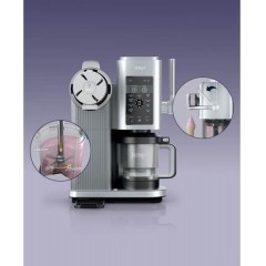 Ninja CREAMi Scoop & Swirl Παγωτομηχανή 0.48lt Ασημί