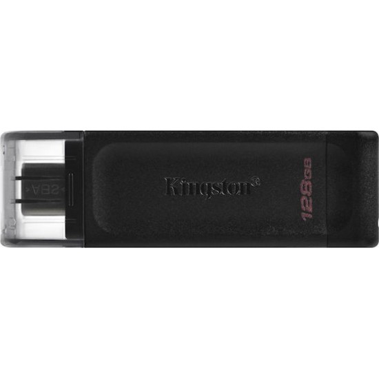 Kingston DataTraveler 70 128GB USB 3.2 Stick με σύνδεση USB-C Μαύρο