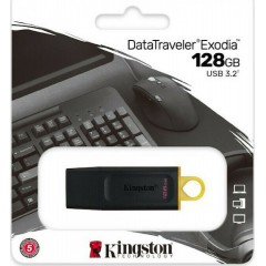 Kingston Exodia Usb Stick 3.2 128gb Data Traveler Black