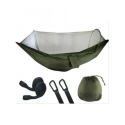 Kepeak Αιώρα Διπλή με Κουνουπιέρα Αυτόματη 290x140cm (CHAMMS002) Xακί